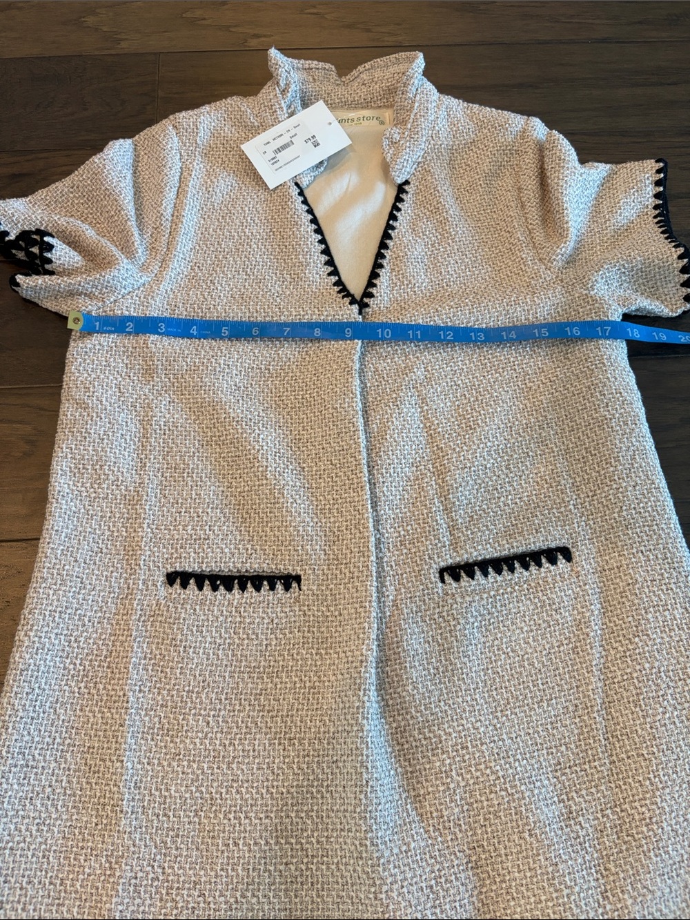 New With Tags The Pants Store THML Tweed Dress Sz S - Picture 10 of 11